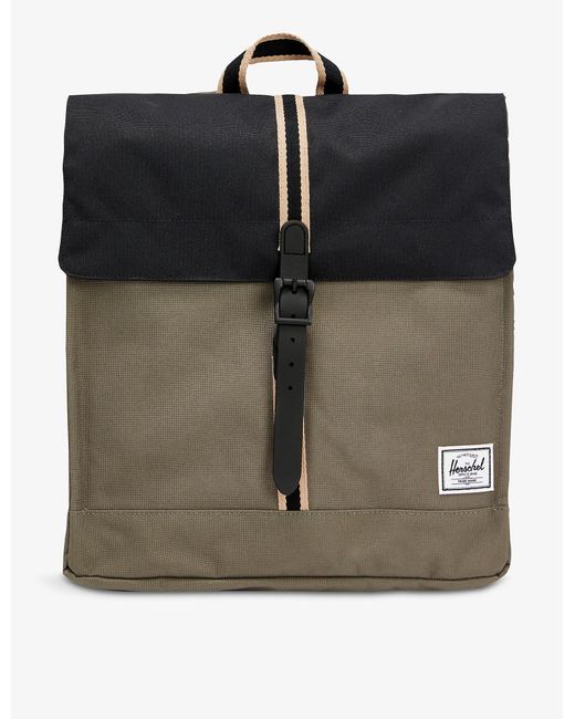 Herschel Supply Co. Synthetic City Brand-patch Woven Backpack in Black ...