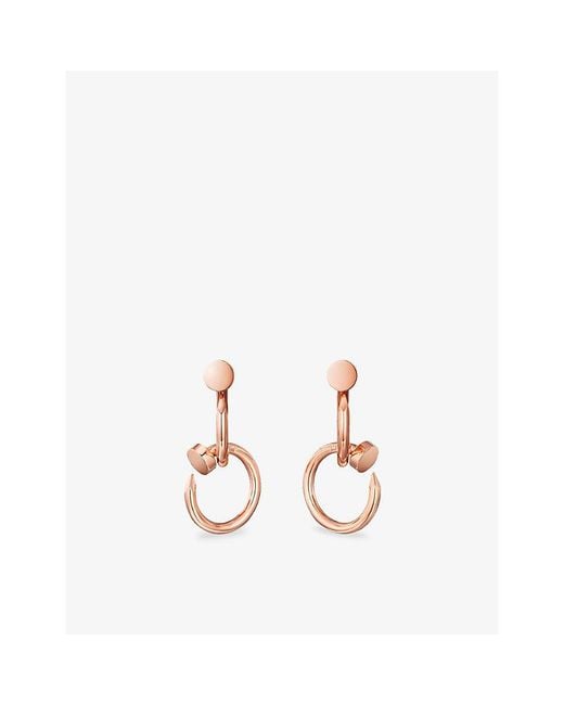 Cartier Pink Juste Un Clou 18Ct Rose- Earrings
