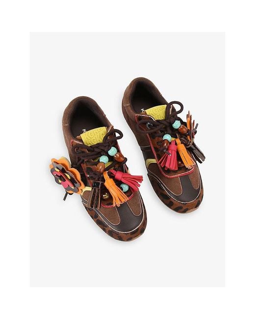 KG by Kurt Geiger Multicolor Lennon Suede Trainers