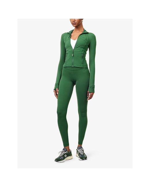 lululemon athletica Green Define Nulu Cropped Jacket