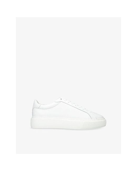 Arne White Essential Leather Low-Top Trainers for men