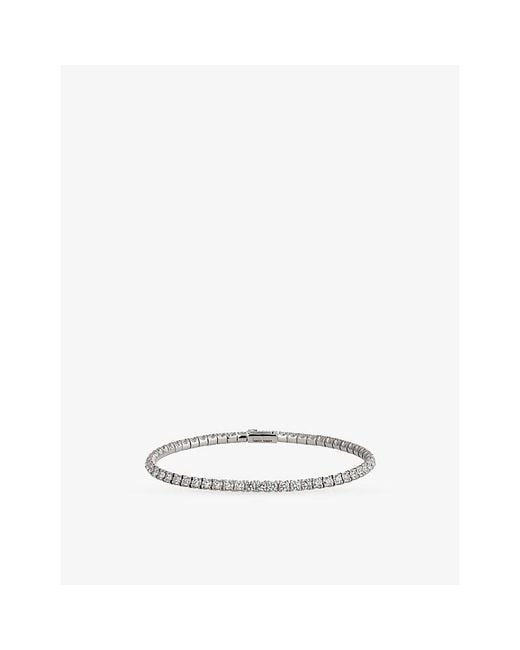 Cartier White Lignes 18Ct- And Diamond Bracelet