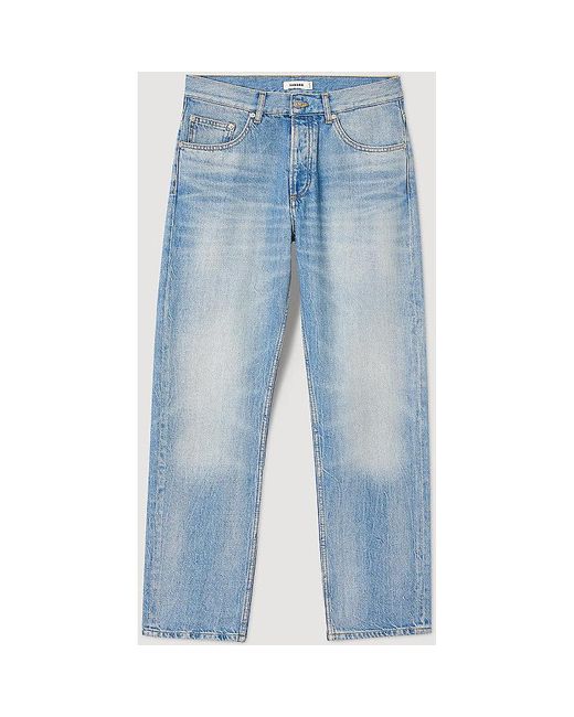 Sandro Blue Regular-fit Faded Jeans X for men