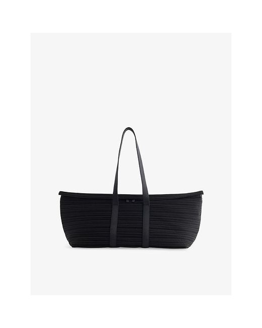 Pleats Please Issey Miyake Black Pleats June Boston Bag