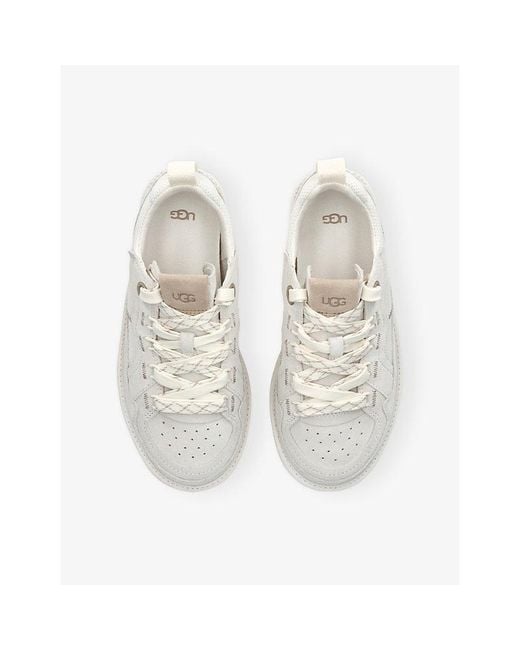 Ugg White Minimel Suede Trainers