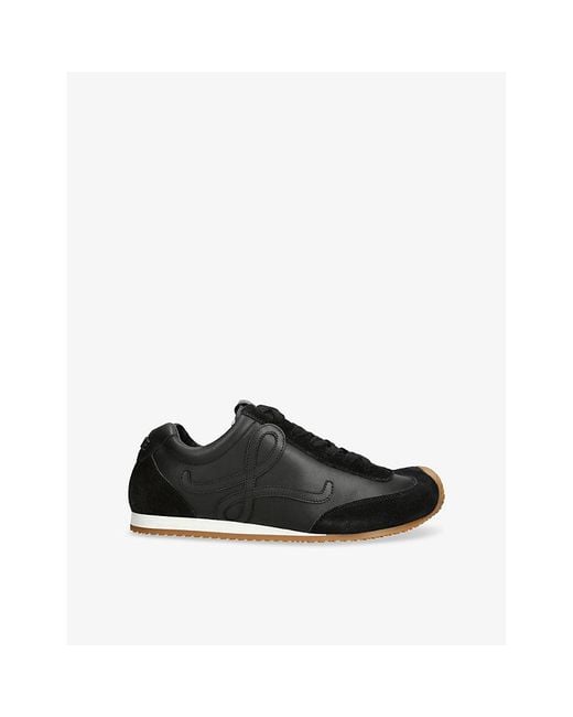 Loewe Black Ballet Runner 2.0 Low-Top Leather Trainers