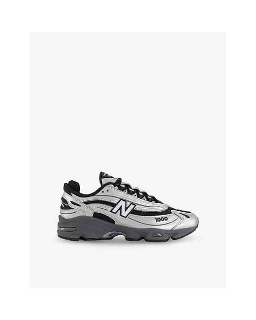 New Balance Multicolor 1000 Metallic Mixed-Material Trainers for men