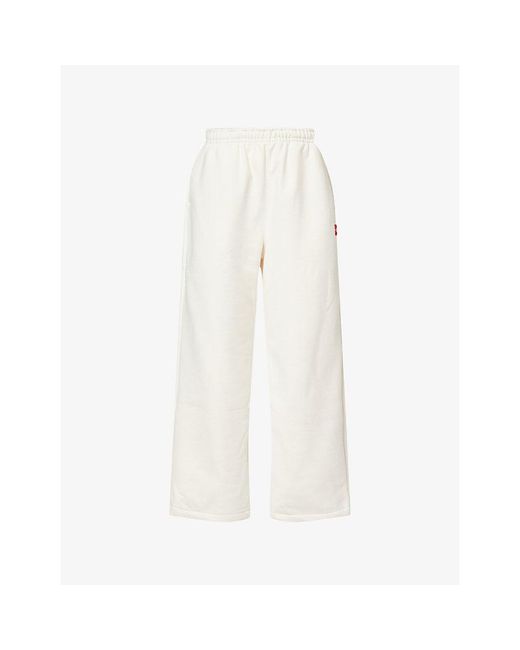 The North Face White Box Wide-Leg Cotton-Blend Jogging Bottoms