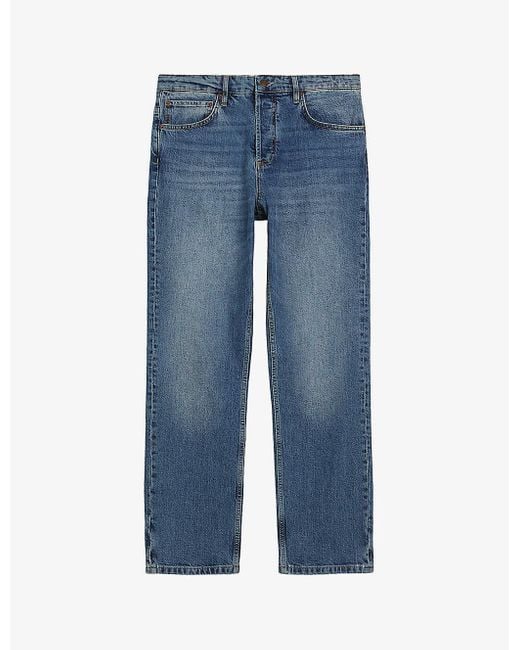 Ted Baker Blue Joeyy Straight-leg Stretch-denim Jeans for men