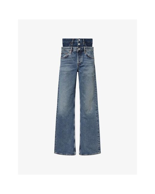 Agolde Blue Womens Agolde