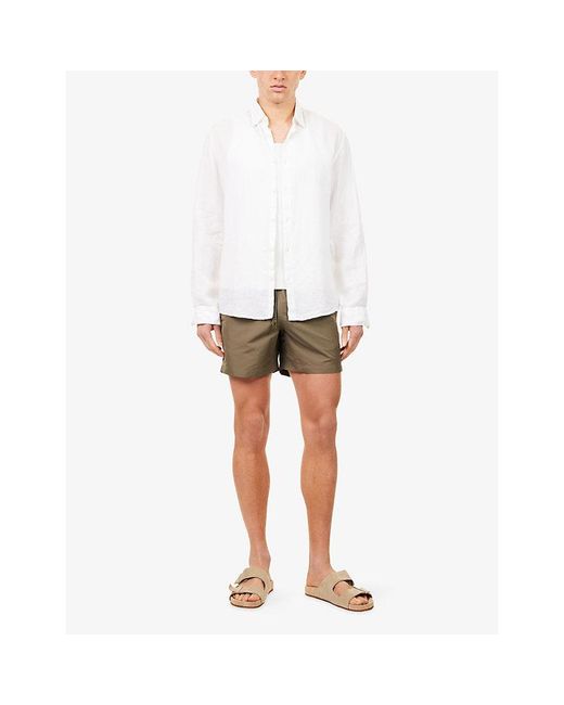 Orlebar Brown Green Boxer Iii Drawstring-Waist Woven Swim Shorts for men