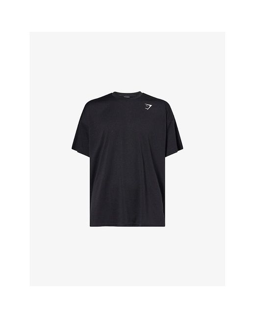 GYMSHARK Blue Arrival Oversized Jersey T-Shirt for men