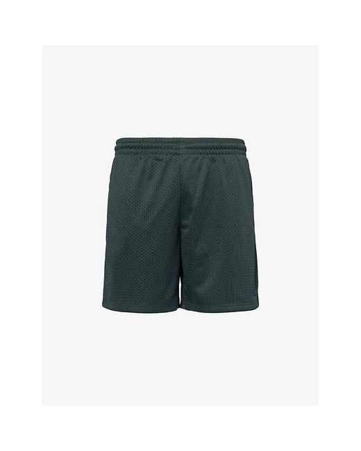 GYMSHARK Green Everywear Comfort Logo-embroidered Woven Basketball Shorts Xx for men