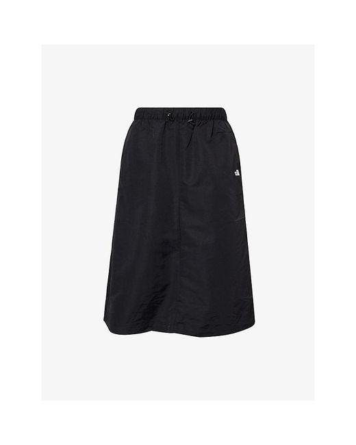 The North Face Black Easy Packable Drawstring Woven Midi Skirt