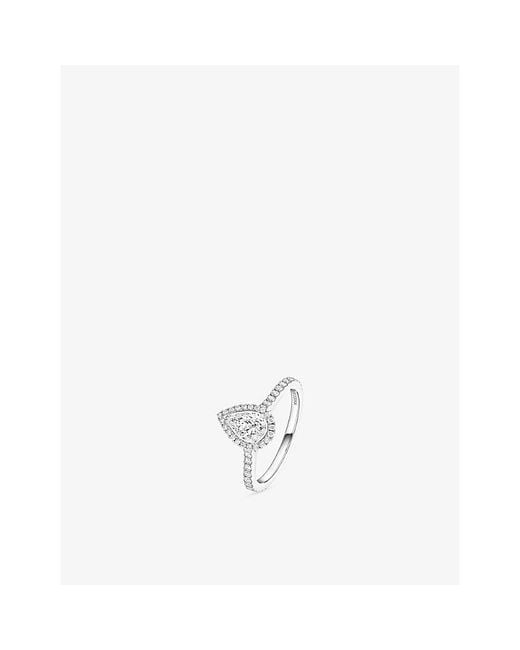 Messika White Joy 0.40Ct 18Ct And 0.75Ct Diamond Ring