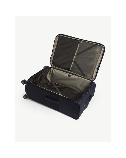 Samsonite Blue Airea Spinner Soft Case 4 Wheel Cabin Suitcase