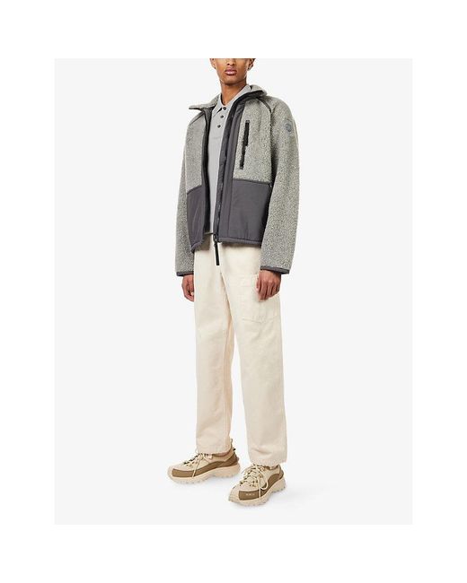 Canada Goose Gray Westport Zip-Up Wool-Blend Fleece Jacket for men