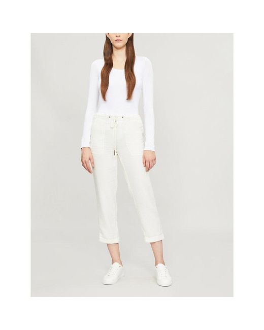 The White Company White Essential Double-Layer Cotton-Jersey T-Shirt