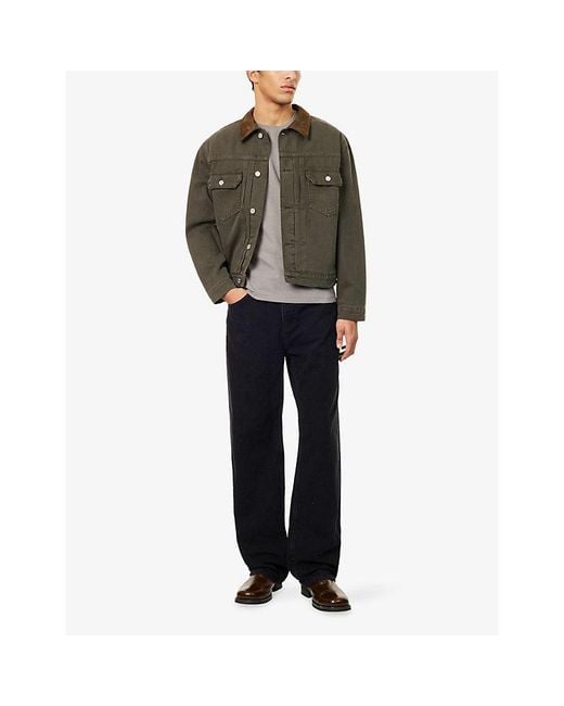 Nudie Jeans Blue Tuff Tony Wide-Leg Denim Jeans for men