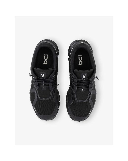 On Shoes Black Cloud 6 Mesh Low-Top Trainers for men
