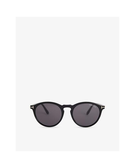 Tom Ford Black Aurele Acetate Sunglasses for men