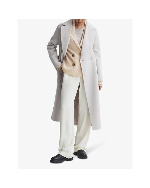 Reiss white shop coat