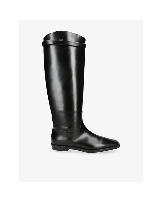 Totême  Black The Riding Leather Boot