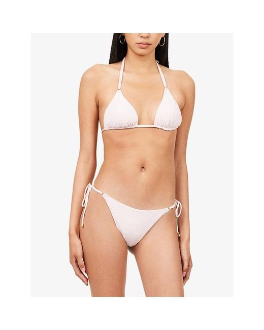 Cheap Monday White Hanalei Bikini Top