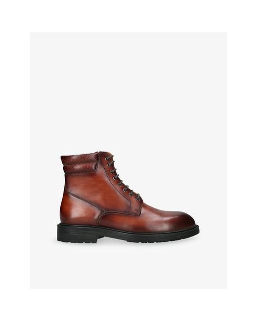 Magnanni Chestnut Leather Ankle Boots Magnanni Chestnut Leather Ankle Boots main image 4