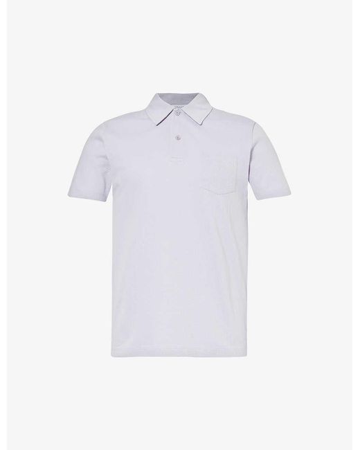 Sunspel White Riviera Regular-fit Short-sleeve Cotton-knit Polo Shirt X for men