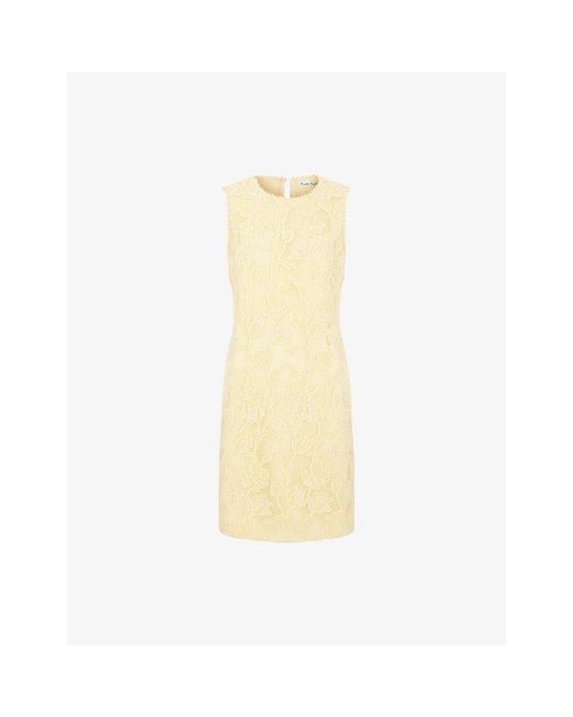 Phase Eight Metallic Bryony Lace-Embroidered Woven Shift Mini Dress