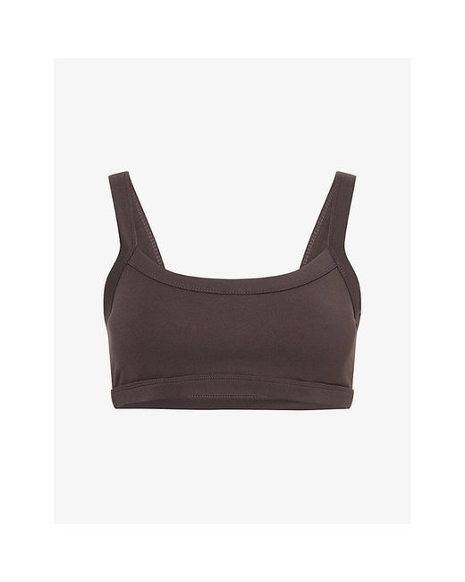 ADANOLA Brown Ultimate Wide Binding Sports Bra