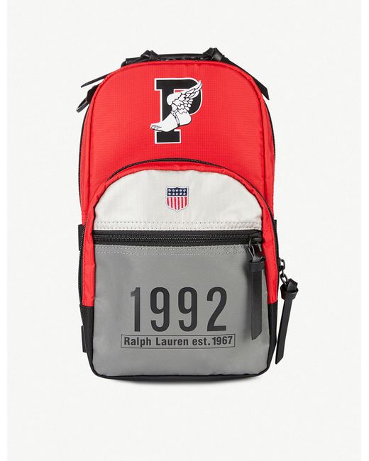 Polo Ralph Lauren Red Winter Stadium 1992 Crossbody Bag for men