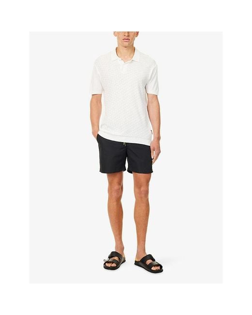Orlebar Brown Blue Bulldog Drawcord Swim Shorts for men