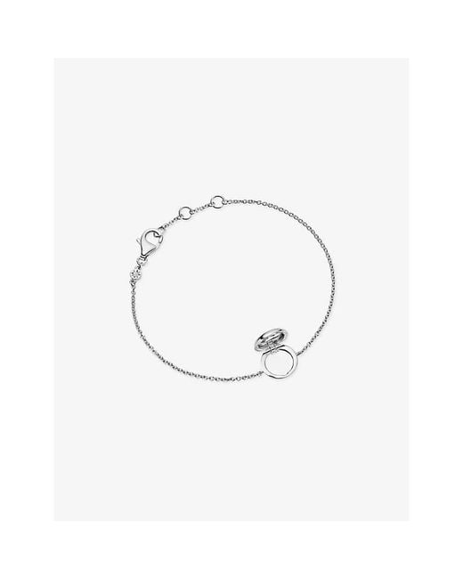Astley Clarke White Biography Sterling- And Sapphire Locket Bracelet