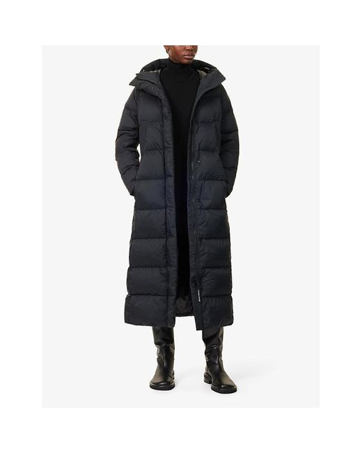 Canada Goose Blue Alliston Shell-Down Padded Parka Coat