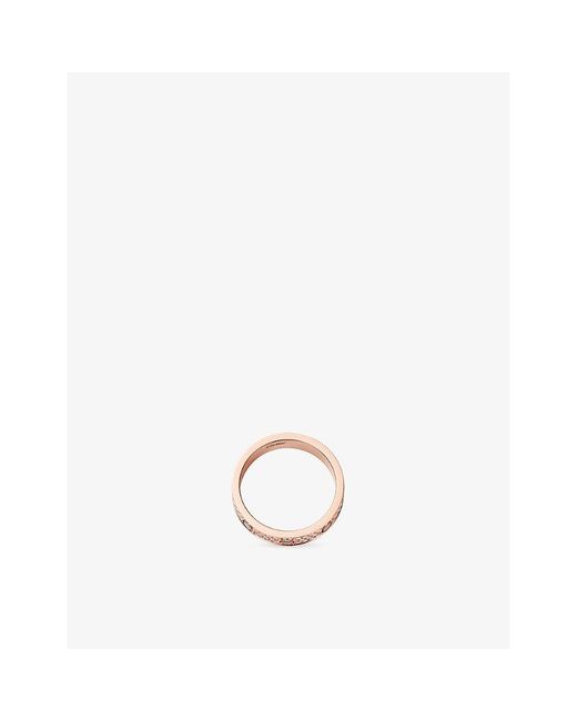 Cartier Metallic Love Small Model 18Ct Rose- And 0.31Ct Diamond Ring