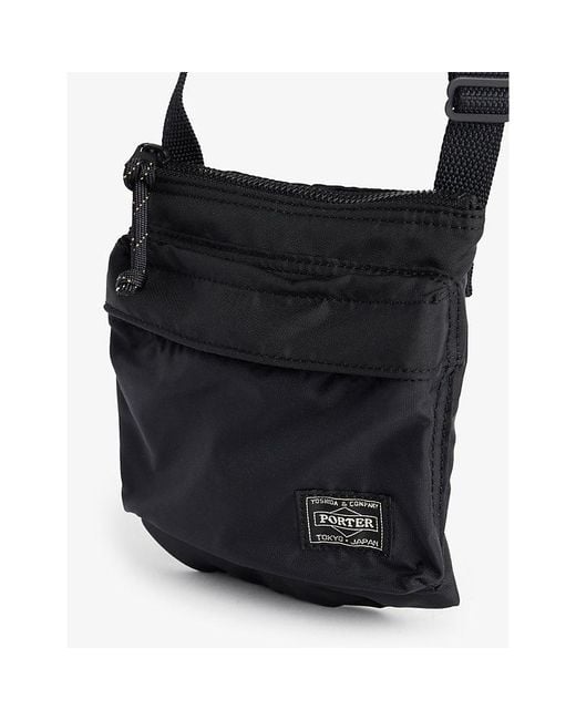 Porter-Yoshida and Co Black Force Shell Shoulder Bag for men