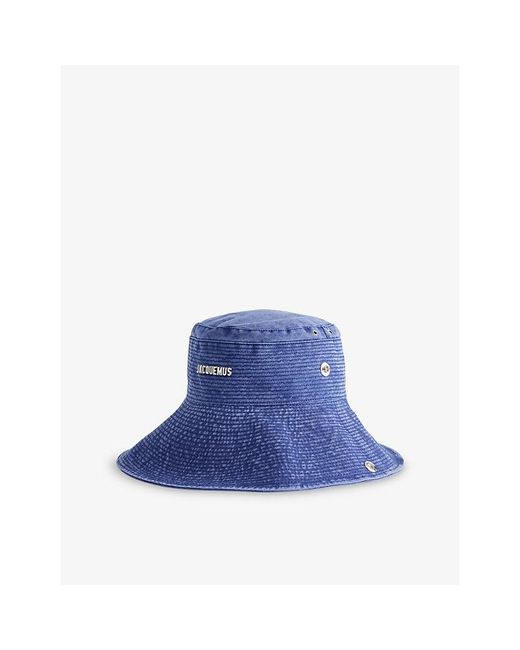 Jacquemus Blue Le Bob De-Nîmes Cotton Bucket Hat