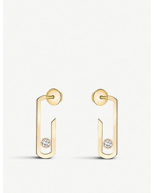 Messika Yellow Gigi Hadid Move Addiction 18-carat-gold Diamond Earrings