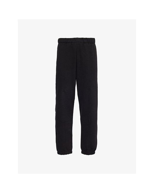 On Shoes Black Club Tapered-Leg Relaxed-Fit Cott-Blend Jogging Bottoms for men