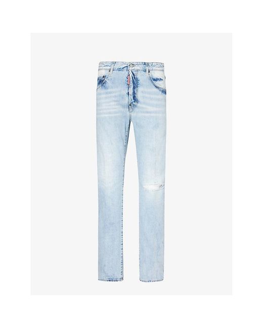 DSquared² Blue Light 642 Straight-leg Denim Jeans for men