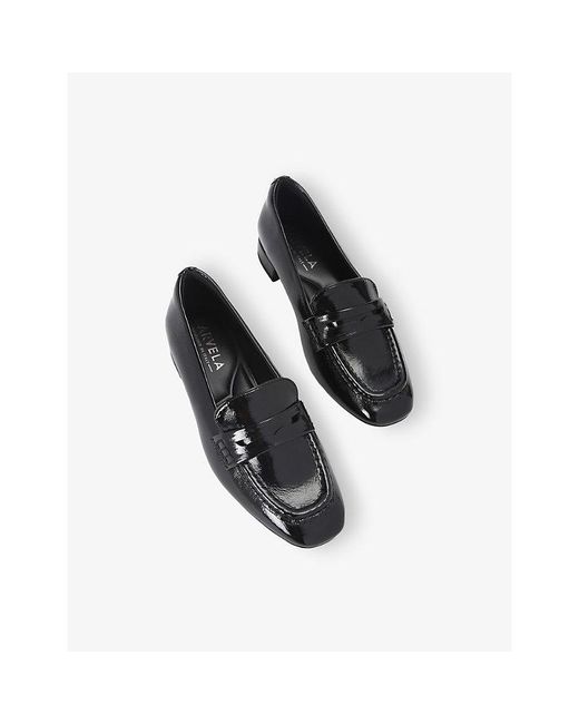 Carvela Kurt Geiger Black Dolce Faux-Leather Loafers