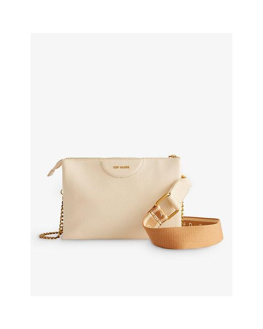 Ted Baker Natural Esille Leather Cross-body Bag