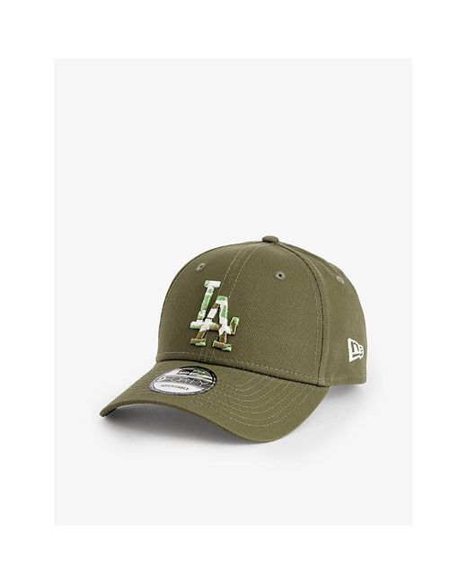 KTZ Green 9forty La Dodgers Cotton Baseball Cap for men