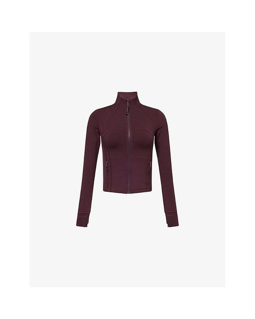lululemon athletica Purple Define Nulu Crop Stretch-Woven Jacket