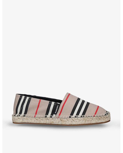 burberry canvas espadrilles