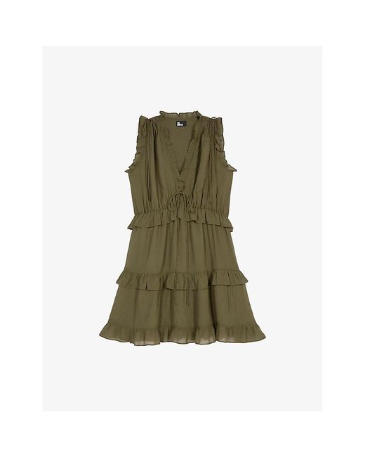 green emerald velvet dress The Kooples Dress, UK Size 10