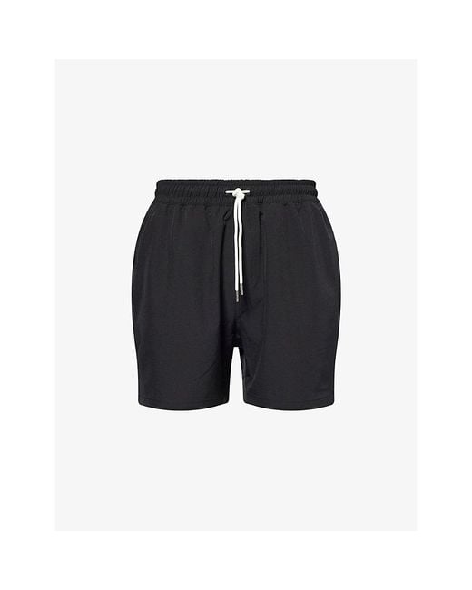 Arne Blue Essential Drawstring Swim Shorts for men