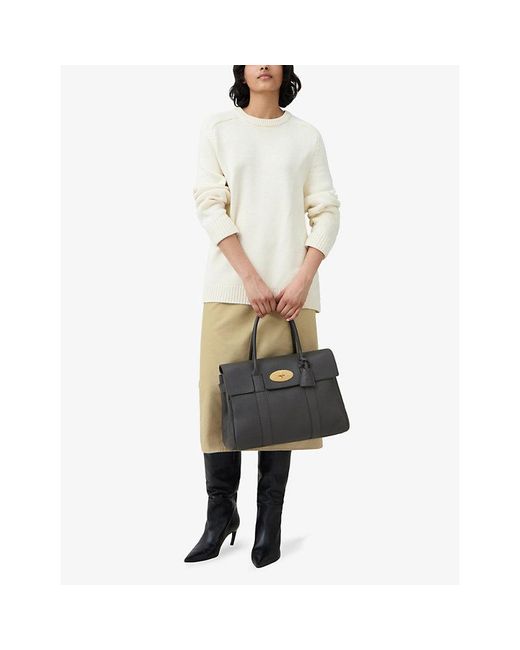 Mulberry Black Bayswater Heritage Leather Tote Bag
